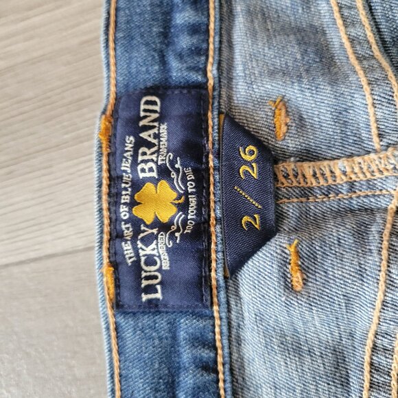 Lucky Brand Womens Denim Mini Skirt Size 2/26 Blue - Picture 4 of 5